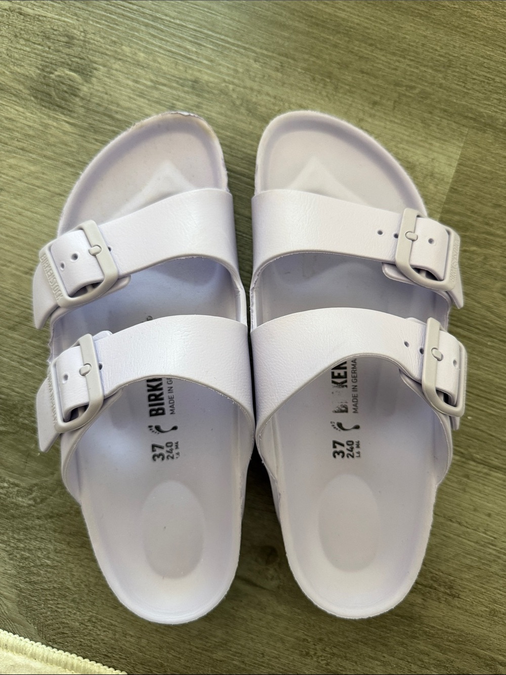 Birkenstock Arizona EVA Slip-On Sandals Lilac Lavender purple 6.5 / 37 EU